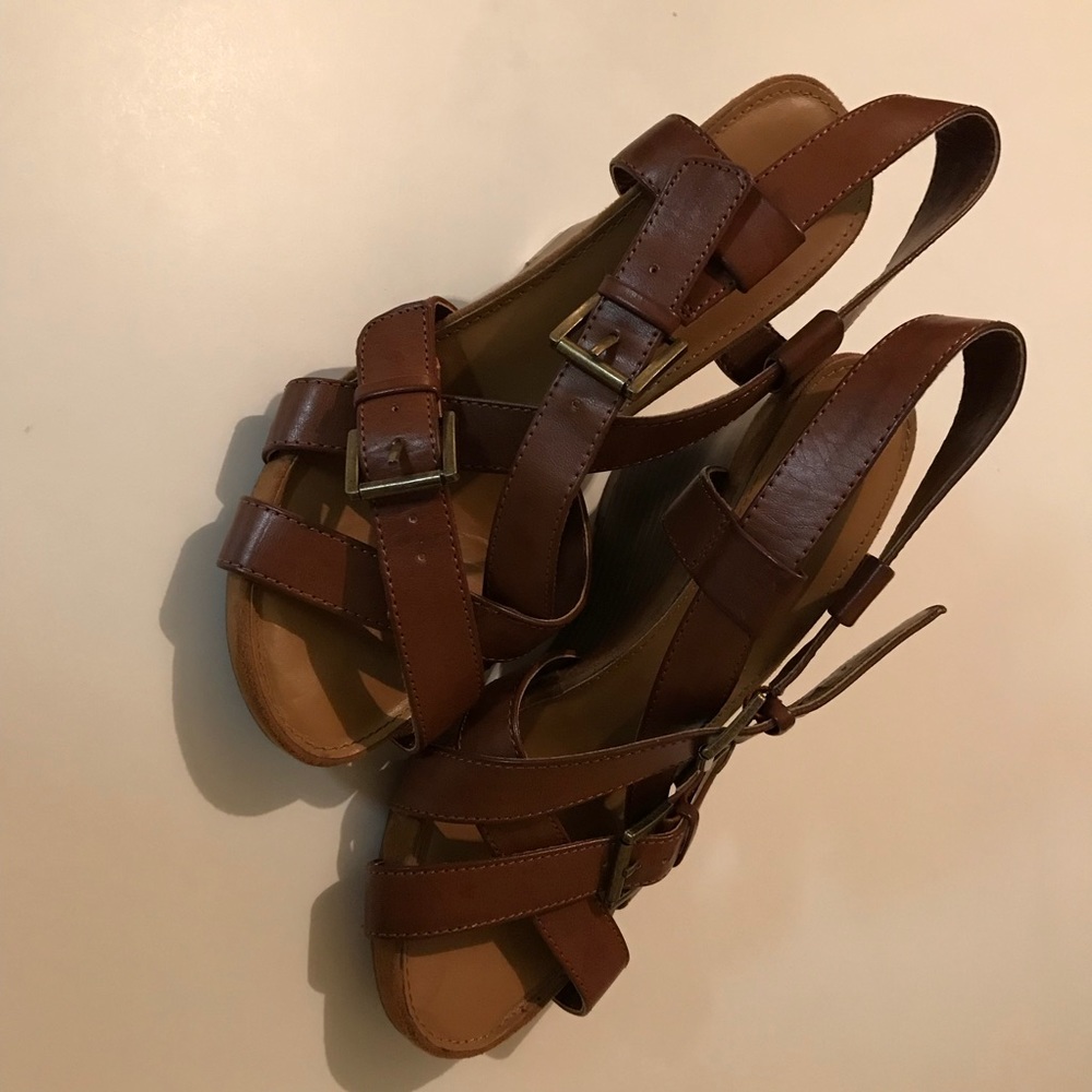 Brown Wedges Size 7